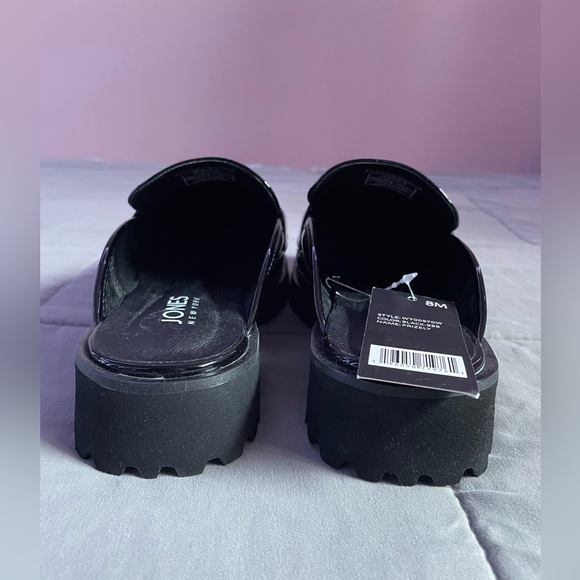 NWT JONES NEW YORK Prizely Mule Flat Loafers Size 8 (W) Black - Picture 6 of 11